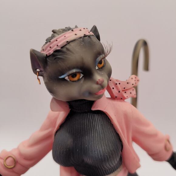 Alley Cats GoGo Secret Agent Margaret Le Van Vintage Resin Cat Figurine - Picture 6 of 10